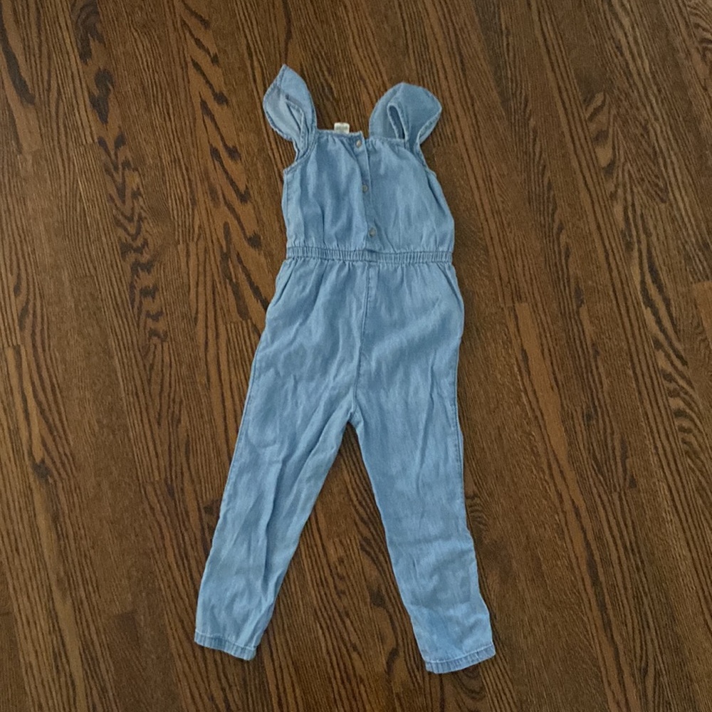Gap toddler girls chambray romper - Picture 3 of 4